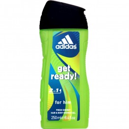 Adidas 2IN1 Get Ready Hair & Body Shampoo 250ml